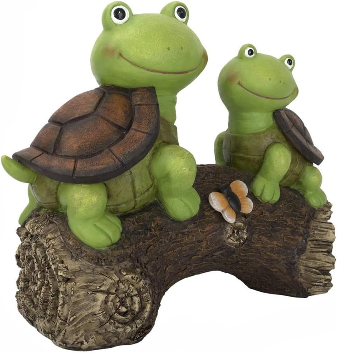 Resin Turtle Decorative Light Solar Garden Light for Landscape Patio Decor