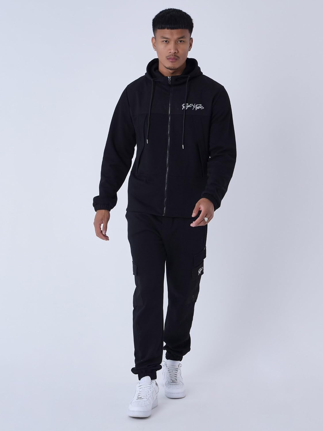 PROJECT X PARIS Jacket Colour: Black 100% Polyester for Men, Ideal for Everyday & Streetwear, with Size S