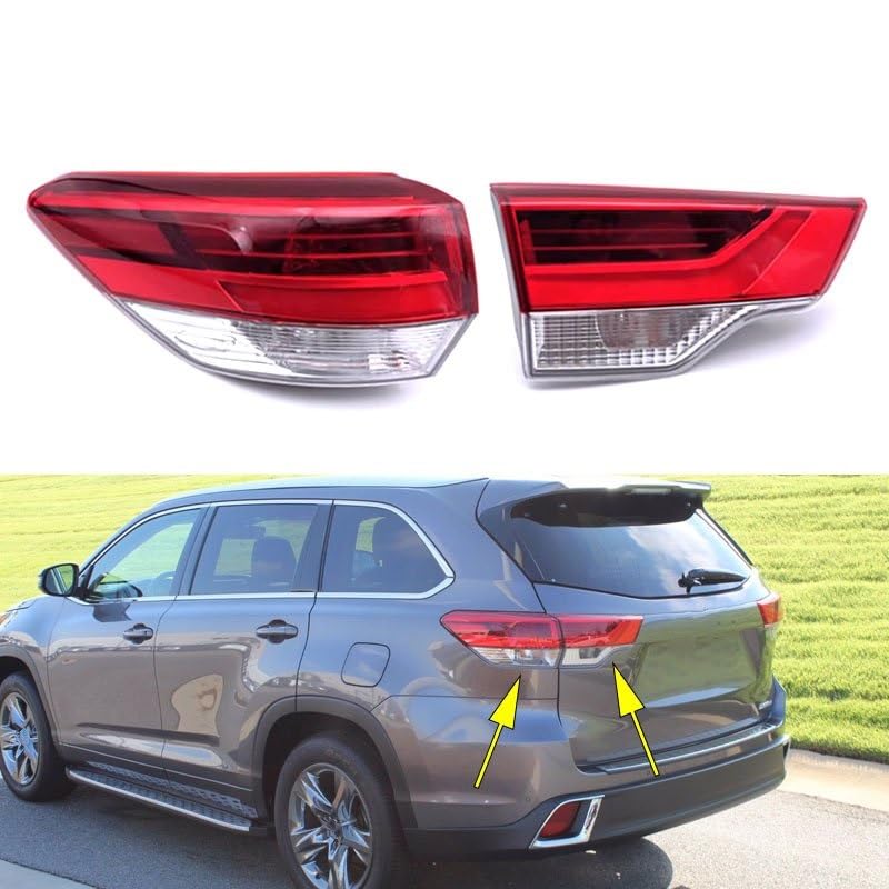 Feu arrière stop pour Toyota Highlander 2019 gauche - 2