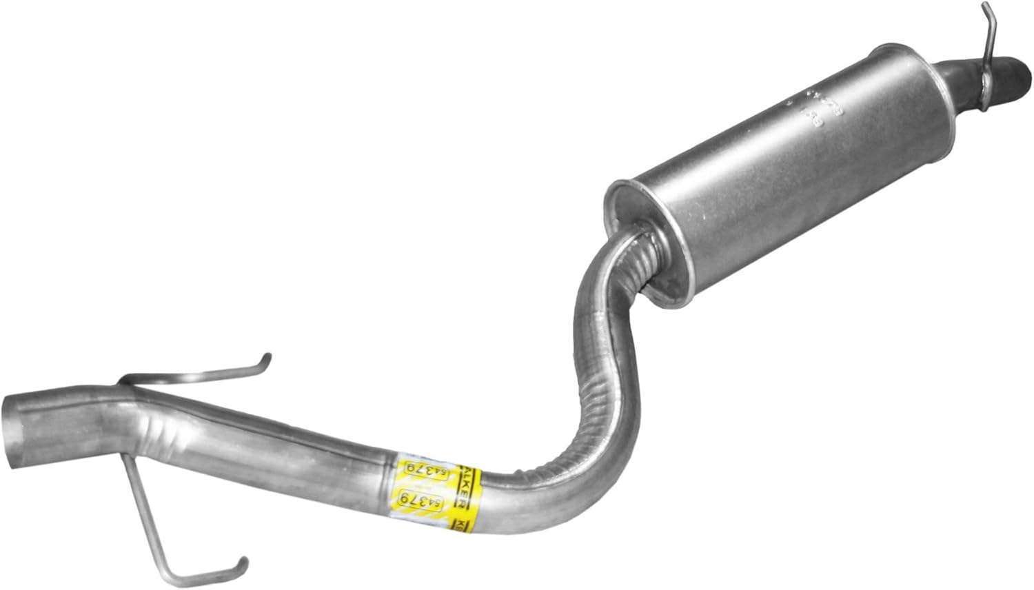 Walker 54379 Direct Fit Exhaust Resonator and Pipe Assembly 2.25" Inlet (OD) 2.25" Outlet (OD) for Chevrolet Uplander