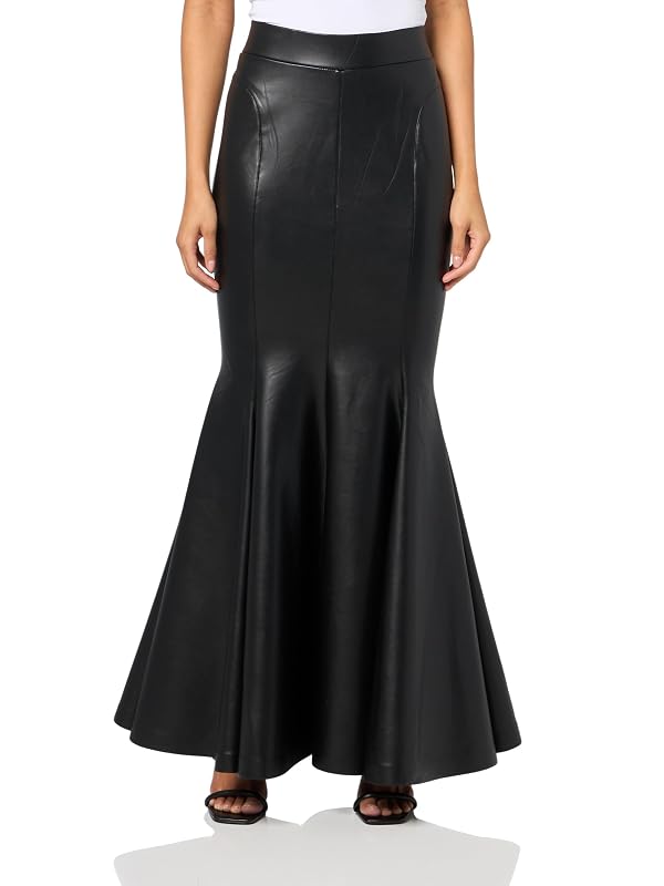 NORMA KAMALI Long Fishtail Skirt, Black, S by Norma Kamali - Used condition - US$241.92