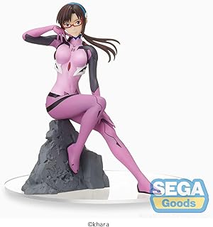 Sega Goods Evangelion: 3.0+1.0 Thrice Upon a Time SPM Vignetteum Mari Makinami Illustrious, Pink