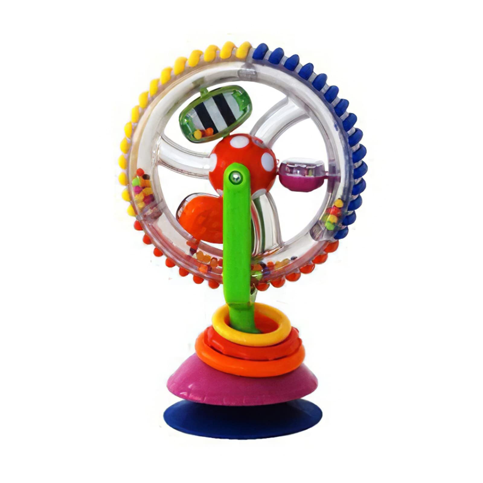Zhouyqx As Shown Rotating For Rattle Toy Water For Play Spinner Cartoon Flexible Windmill Early Education Toy For