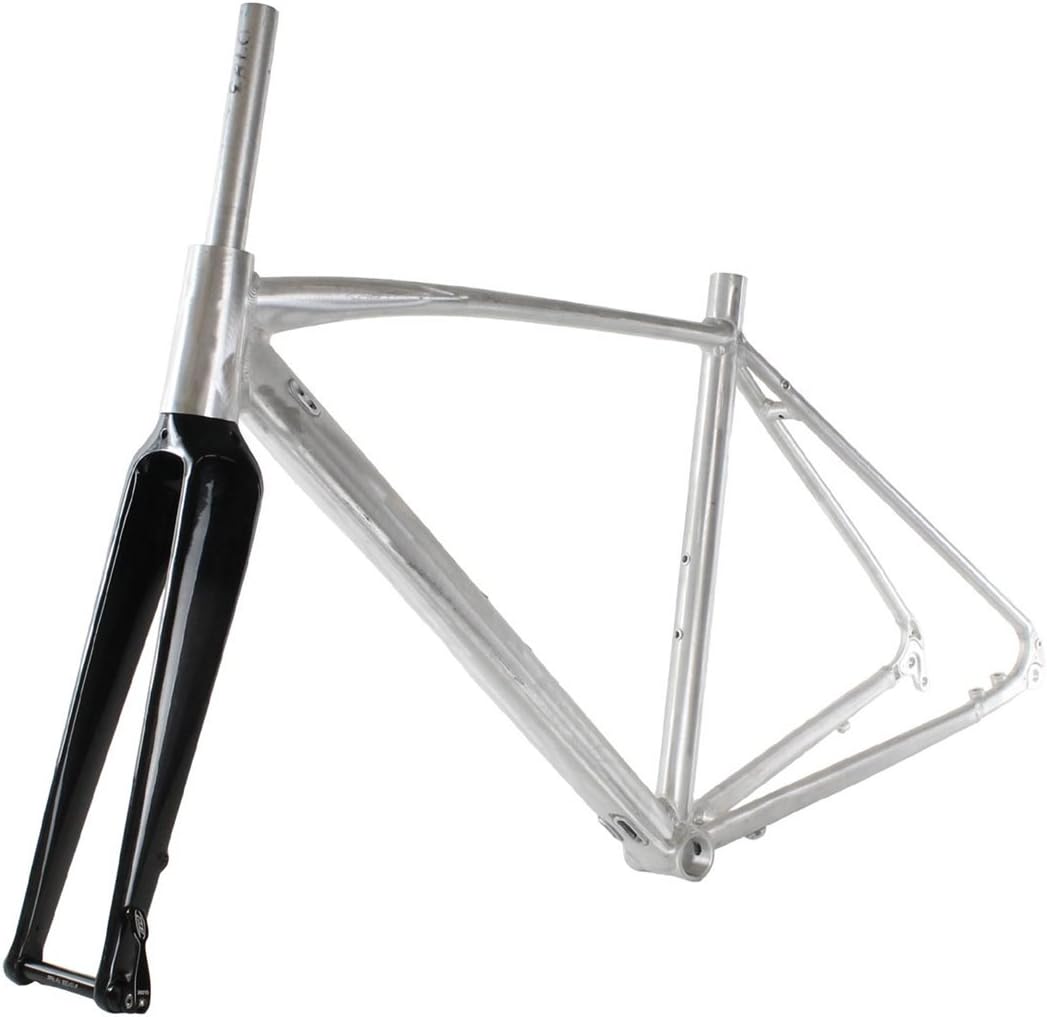 RIDEWILL BIKE Kit Frame + Fork Gravel BSA 68 mm Disc Flat Mount 49/S (Gravel)/Gravel Frameset with Fork BSA 68 mm Flat Mount Disc 49/S (Gravel)