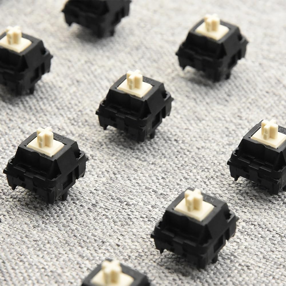 Kailh BCP Switch, Interrupteur Linéaire Pré-lubrifié Black Cherry Pie pour Clavier Mécanique Personnalisé(110PCS)