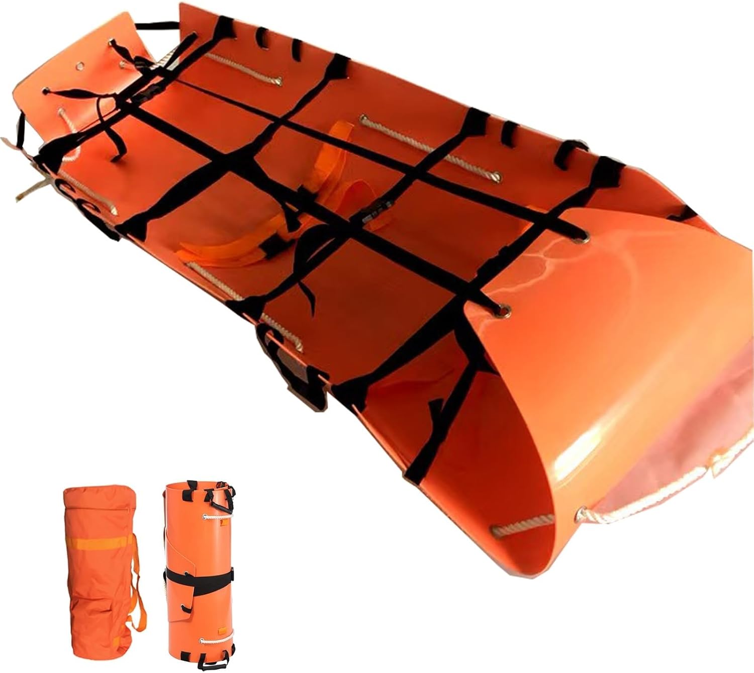 Portable Multifunctal Stretcher - Lightweight Folding Stretcher for Emerncy & Fire, 160 kg/353 lb Load Capaci, Ideal for First Responders & Use