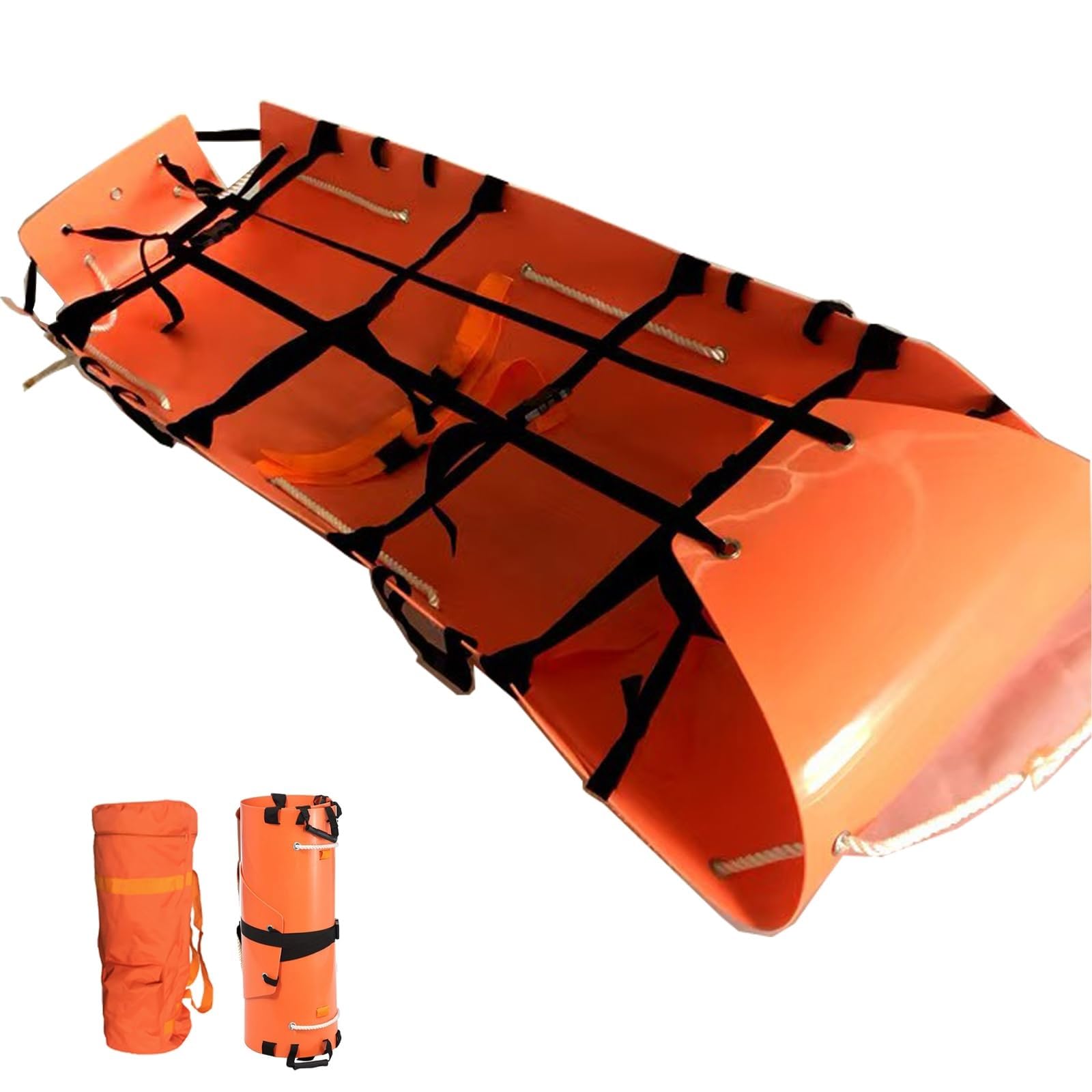 SWENEEN Portable Multifunctal Stretcher-Lightweight Folding Stretcher For Emerncy & Fire,160 Kg/353 Lb Load Capaci,Ideal For First Responders & Use,