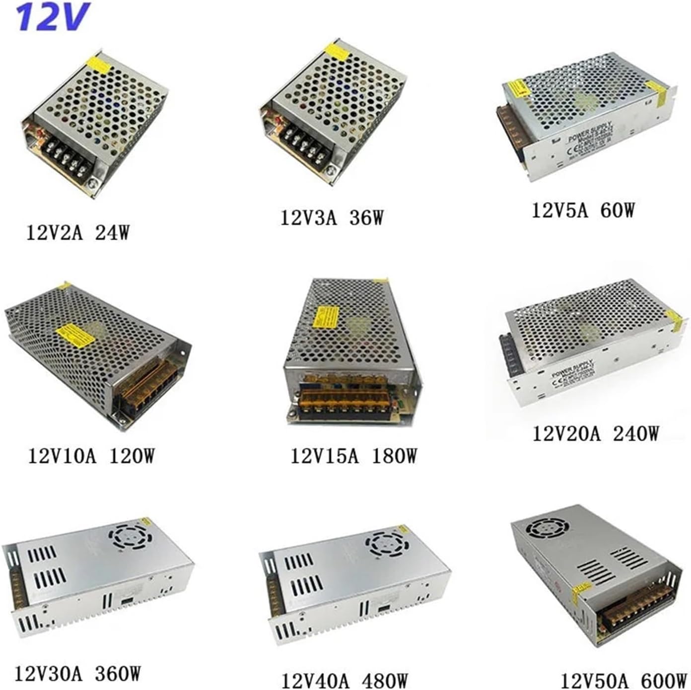 1PCS Switching Power Supply 5V 12V 24V LED Driver Transformer(40A,5V)