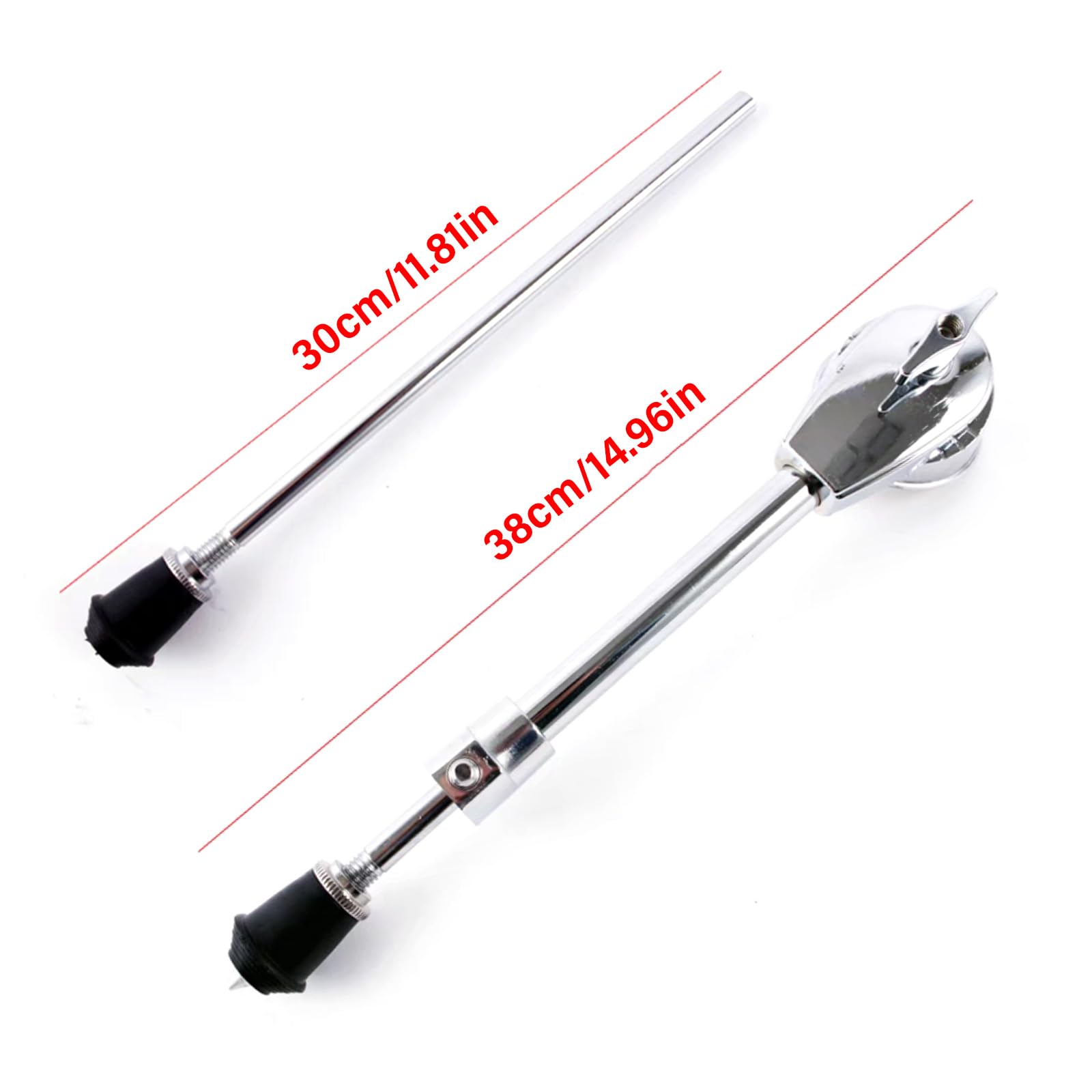Juego de repuesto para patas de bombo de metal, accesorio de pieza de montaje para instrumentos musicales, bateristas, percusionistas