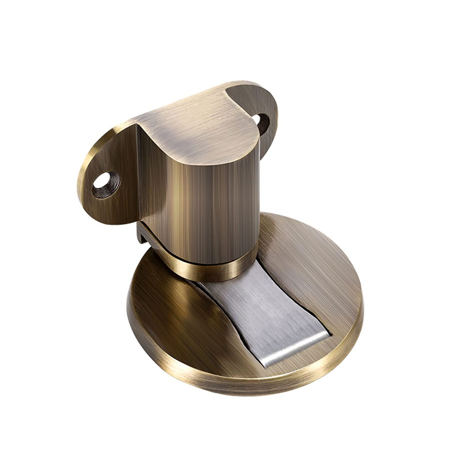 Tope de puerta magnético dorado ajustable, retenedor de acero inoxidable 304