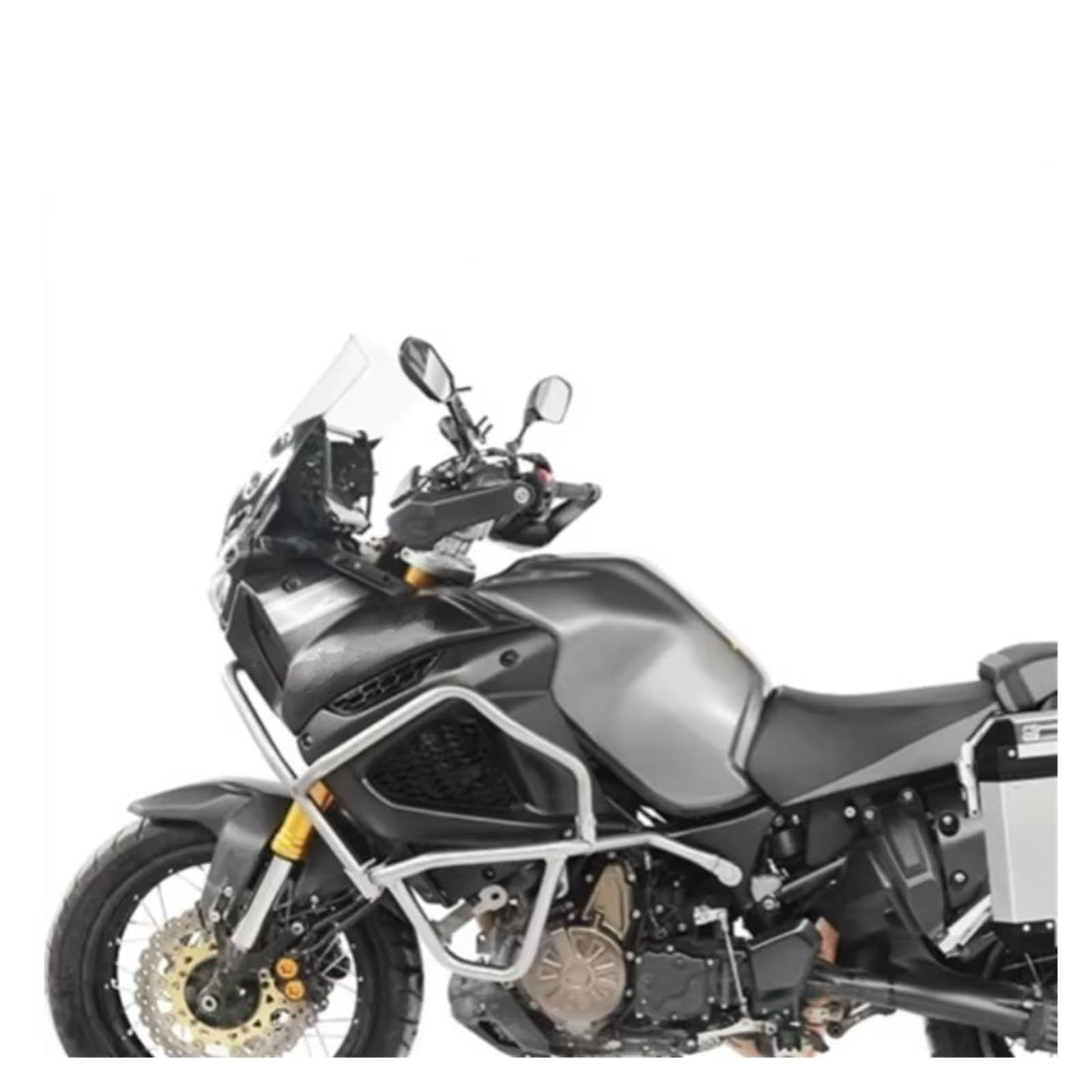 Paramotore Tubolare Per XT1200Z Moto Protezione Motore Highway Crash Bar Telaio Protezione Paraurti Carenatura Barre Protettive Motorcycle motore Paraurti(Silver lower bumper)