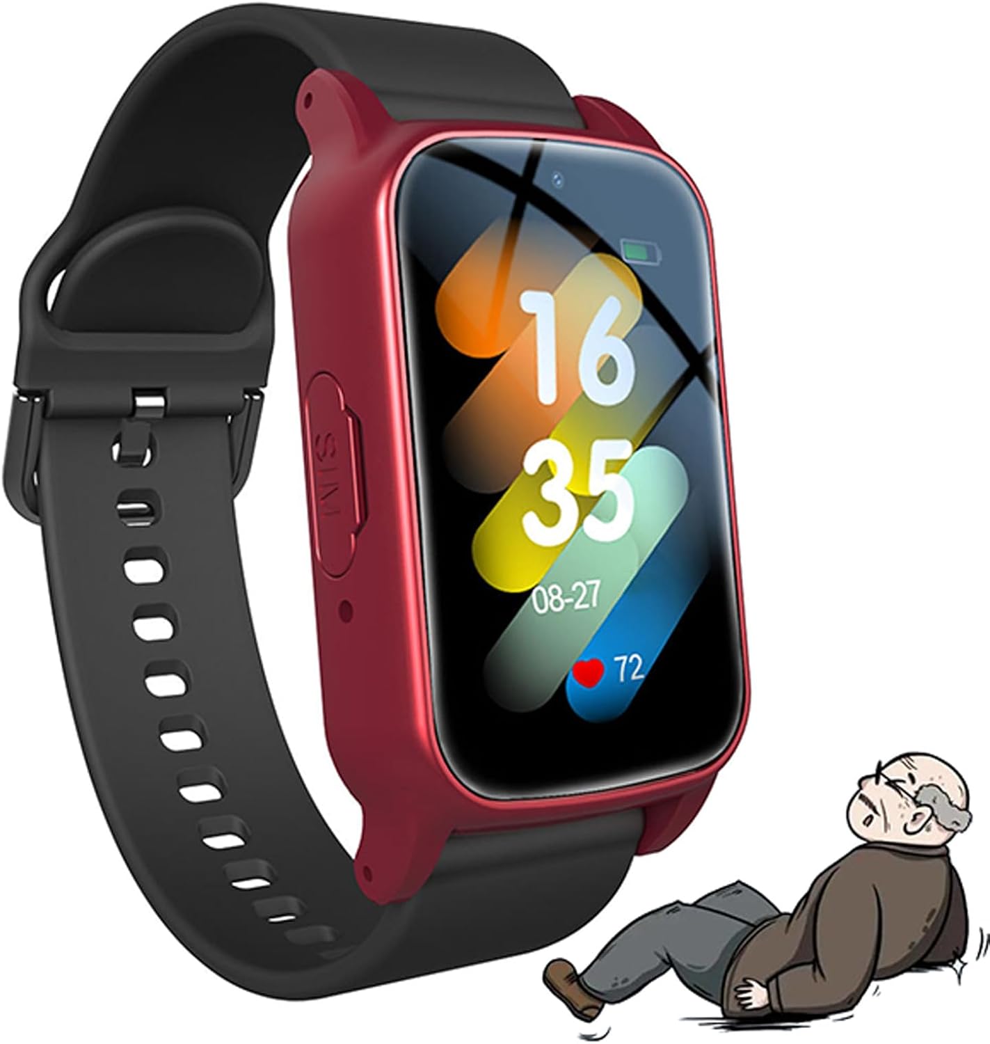 Weyot Smart Watch With Fall Detection, Fall Alert Devices for Elderly ...