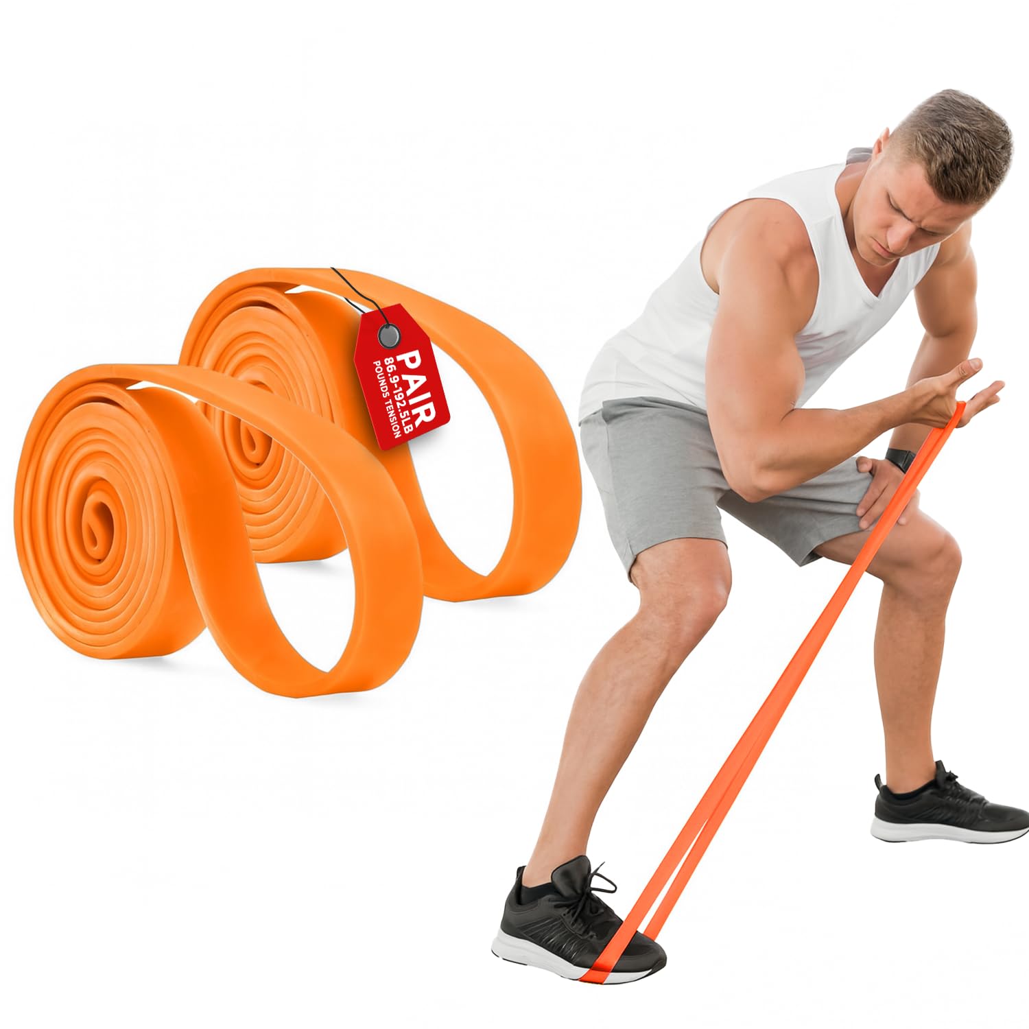 EliteFTS Pro Resistance Band - Boost Core Stability and Flexibility with This Portable, Joint-Friendly Tool