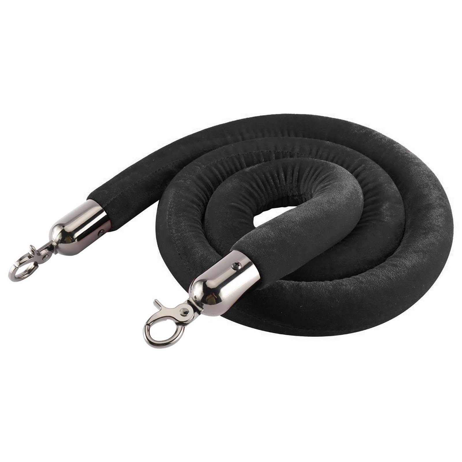 ZONSHJDKR Retractable rope, Rope barriers, Divider,Barrier Ropes with Stainless Steel Hooks, New Queue Crowd Control Stanchion, for Hotel Celebration Restaurants