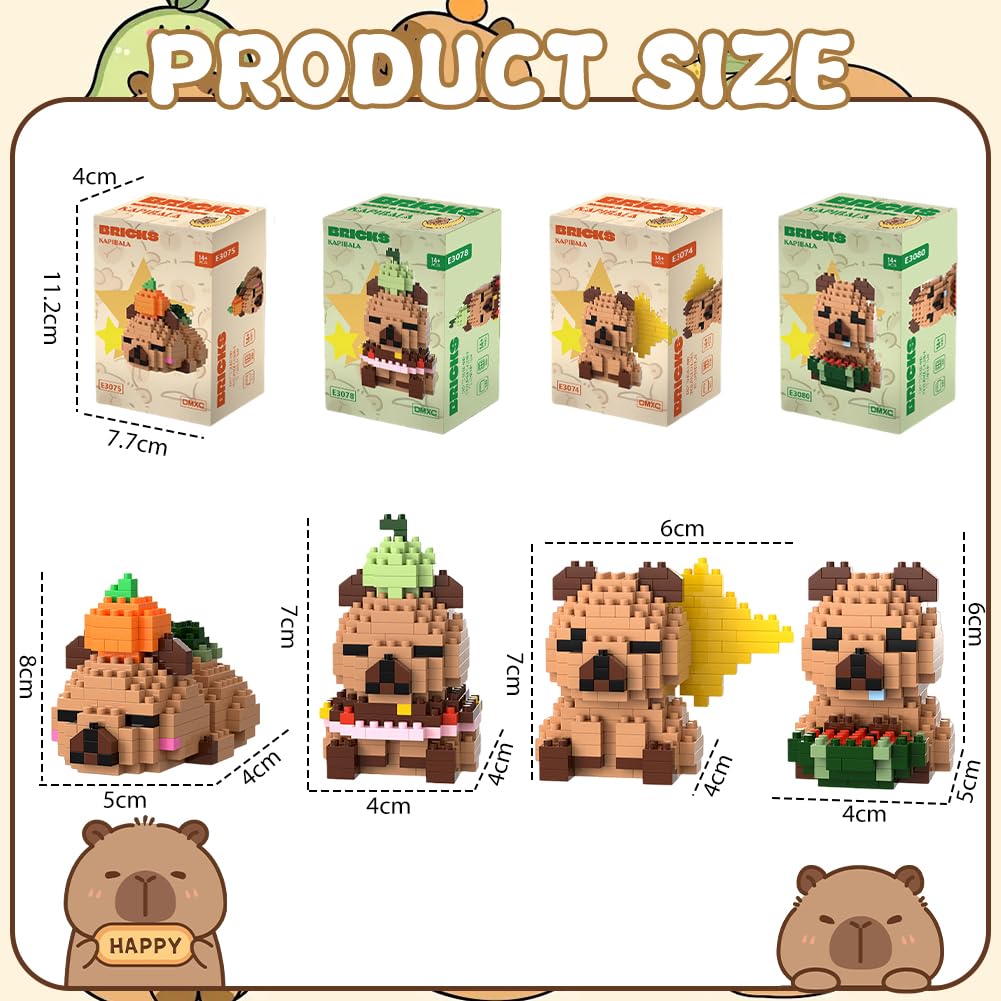 WFKKMEQ Capybara Building Blocks - Image 2