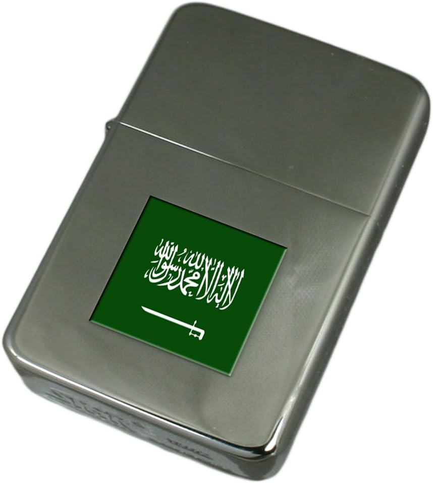 Select Gifts Engraved Lighter Saudi Arabia Flag