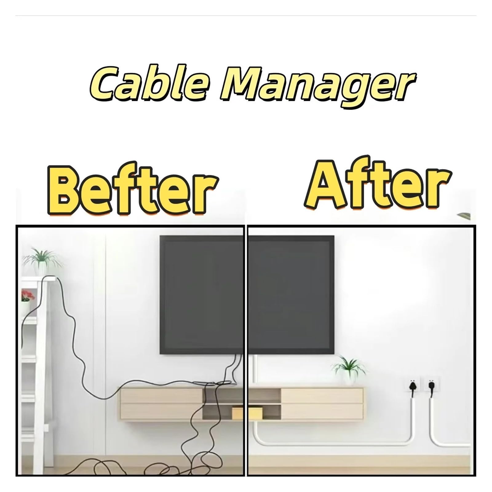 Corrector de cables plástico