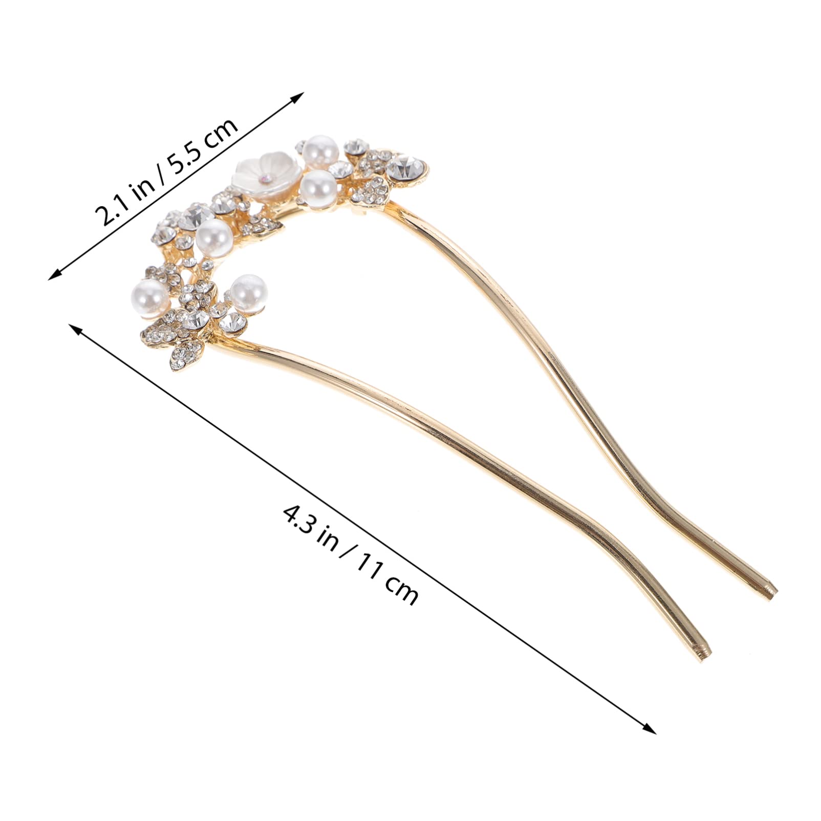 LALAFINA 5pezzi Fermaglio Per Strass e Perle Accessorio Elegante Per Donna Per Acconciature Chic e Occasioni Speciali Design Comfortevole e Non Scivoloso Per Sposa e Cerimonie