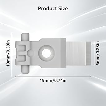 3PCS Precision Filament Cutter for Bambu Lab P2S, Extruder Cutter Blade Replacement Filament Cutter Kits for P2S 3D Printer Accessories