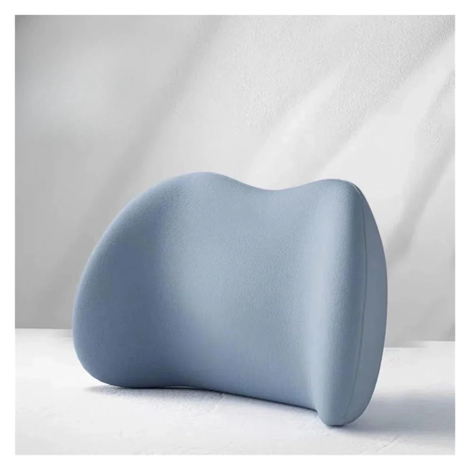 Lspbfkq Car Trim Interior Car Universal Headrest Lumbar Memory Foam Cervical Support Backrest Pillow Office Interior(Blue Waist)