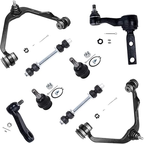 Miniatura 134 de Detroit Axle - Kit de suspensión frontal de 8 piezas para Chevy Aveo Aveo5 Pontiac G3 Wave Wave5 Suzuki Swift+ 2 brazos de control inferiores con