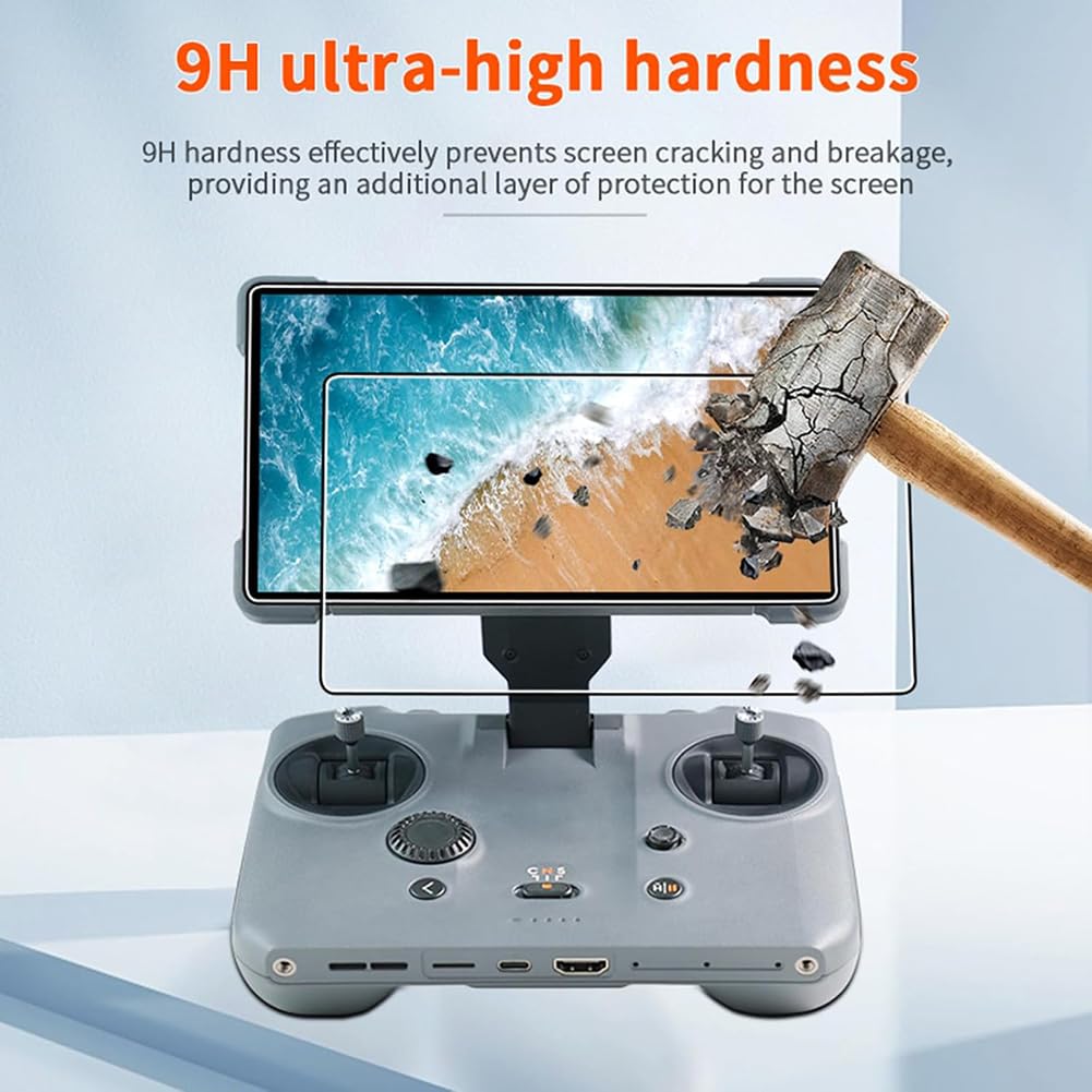 Lokyoyo Etui ochronne 2 w 1 i osłona ekranu do DJI RC Pro 2, pokrowiec ochronny kompatybilny z kontrolerem DJI Mavic 4 Pro 512 GB Creator Combo (szary 2)