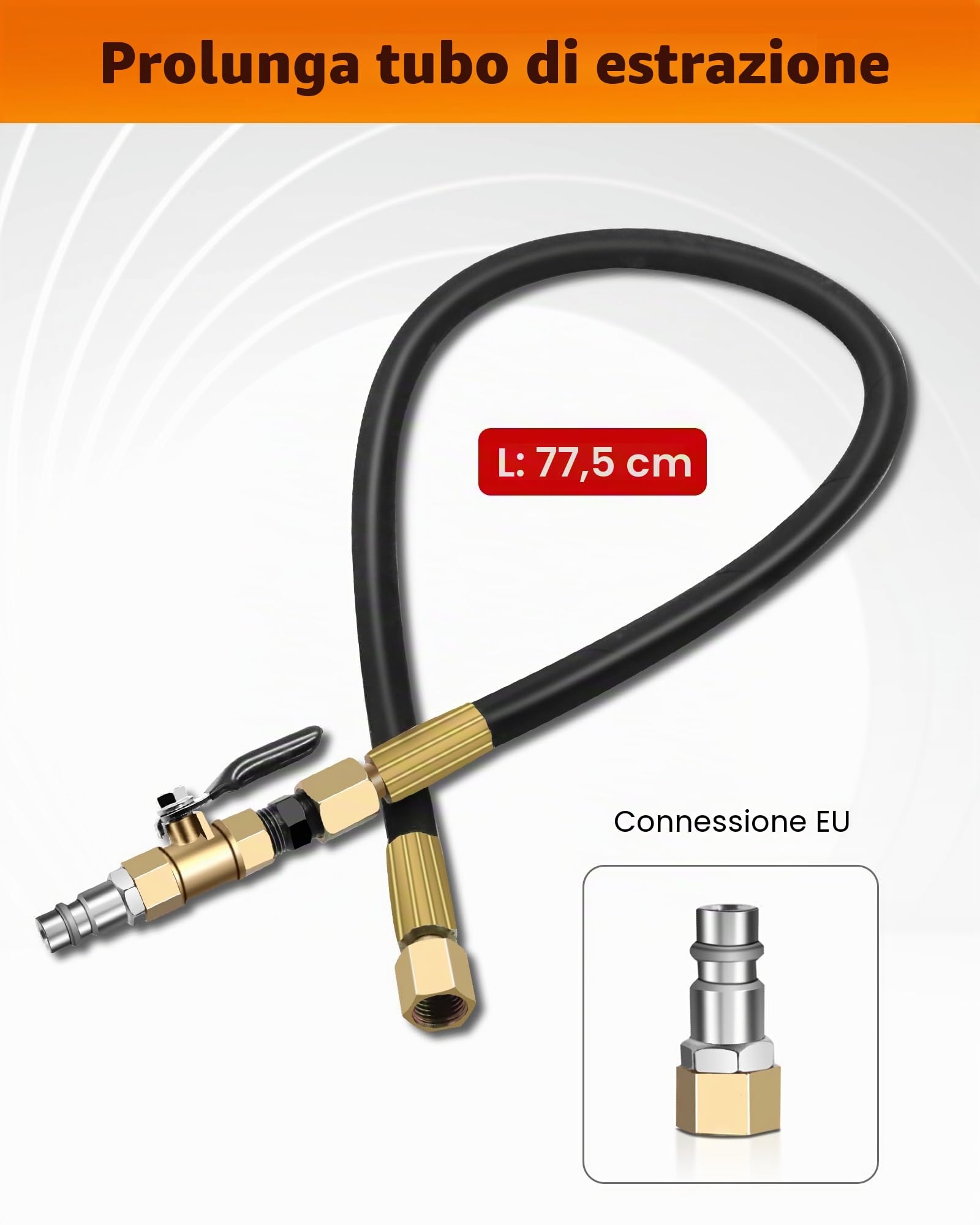 RUIZHI 24pc Estrattore Pneumatico per Ugelli di Iniezione - Strumento di Rimozione per Iniezione Ugelli, Iniettore di Carburante Diesel, Compatibile con Bosch Delphi Denso Siemens, con 19 Adattatori