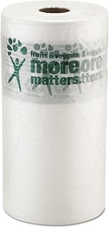 Inteplast Group PHMORE15NS Produce Bag, 10 x 15, 9 Microns, Natural, 1400/Roll, 4 Rolls/Carton