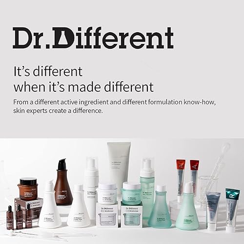 Miniatura 7 de Dr.Different Cica Metal Cream 1.7 fl oz (1.69 fl.oz.) - Madecassoside and Centella Asiatica Crema facial calmante para piel dañada, reparación y