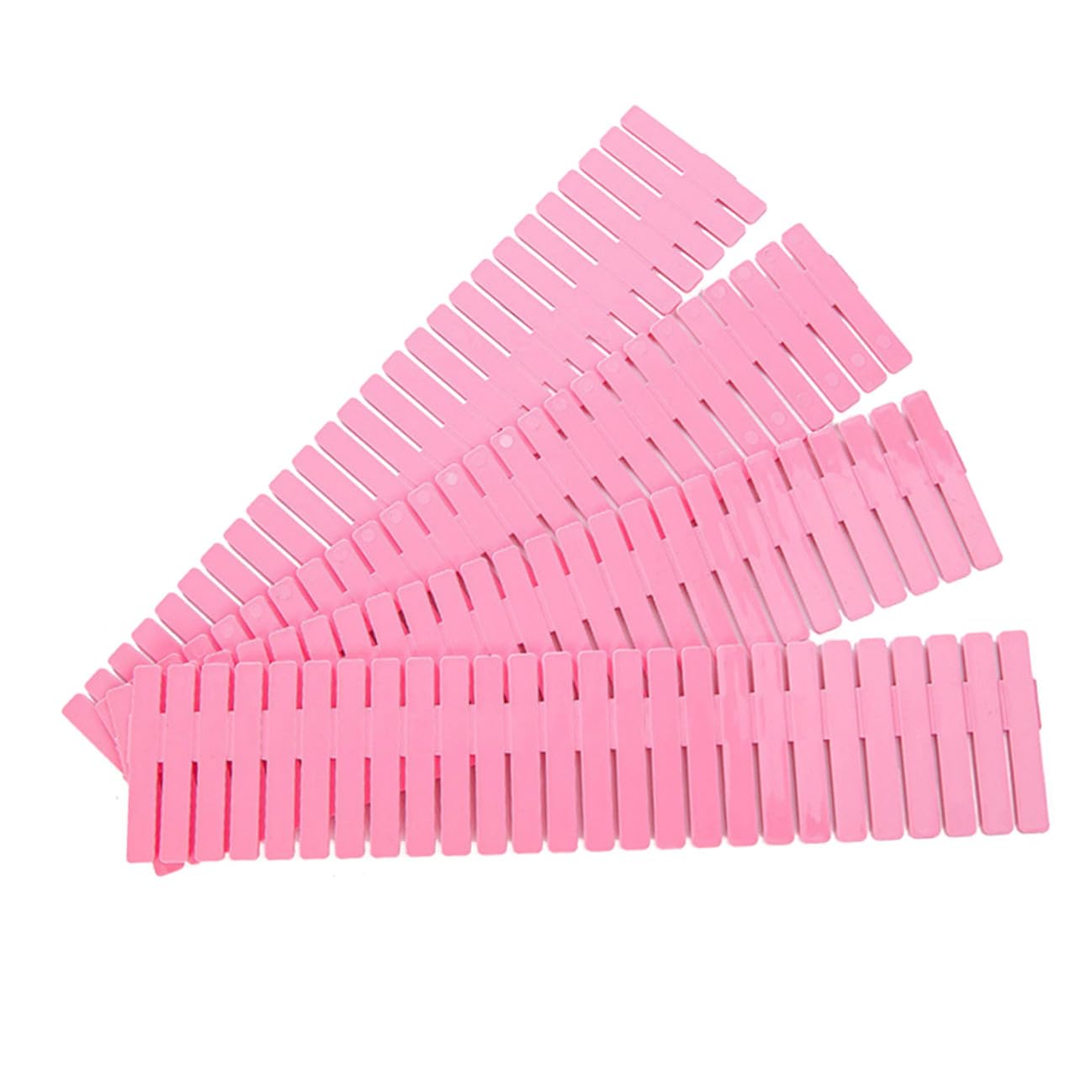 32 pezzi Divisori per Regolabili Rosa Organizer Cucina e Armadio Divisori Modulari per Ordinare Biancheria e Accessori Facili da Tagliare e Personalizzare Materiale Sicuro e
