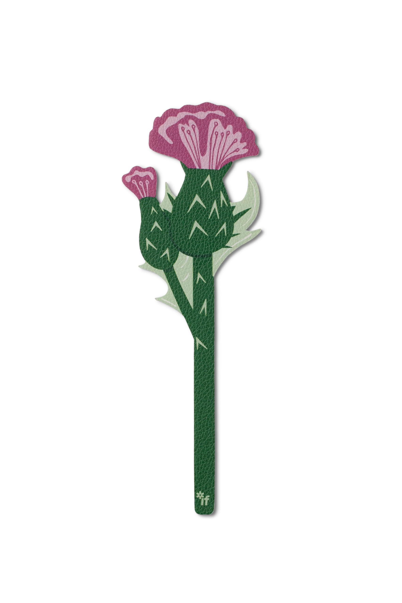 IF Flower Bookmarks - Thistle