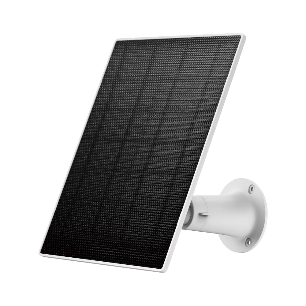 Tapo Panel słoneczny A202 4,5 W, 5,2 V, odpowiedni do baterii Tapo kamery, elastyczna instalacja, ładowanie o wysokiej wydajności, IP65, regulowany 360°, kabel do ładowania 4 m