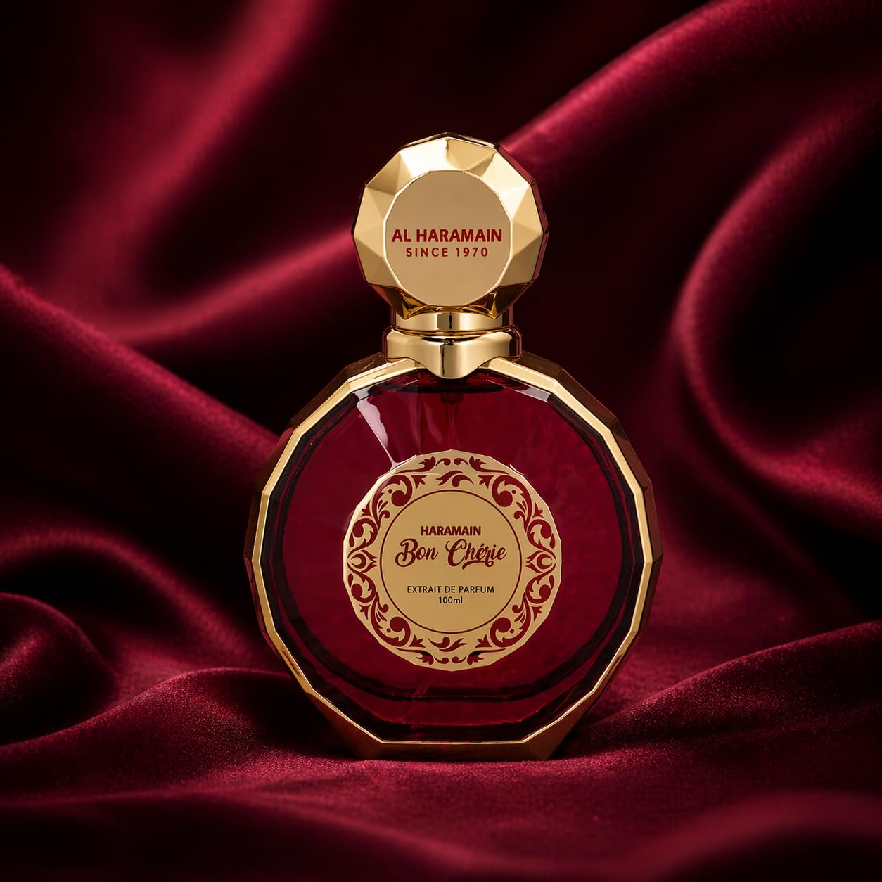 Al Haramain Bon Cherie Red Extrait De Parfum Spray for Women, 3.4 Ounce