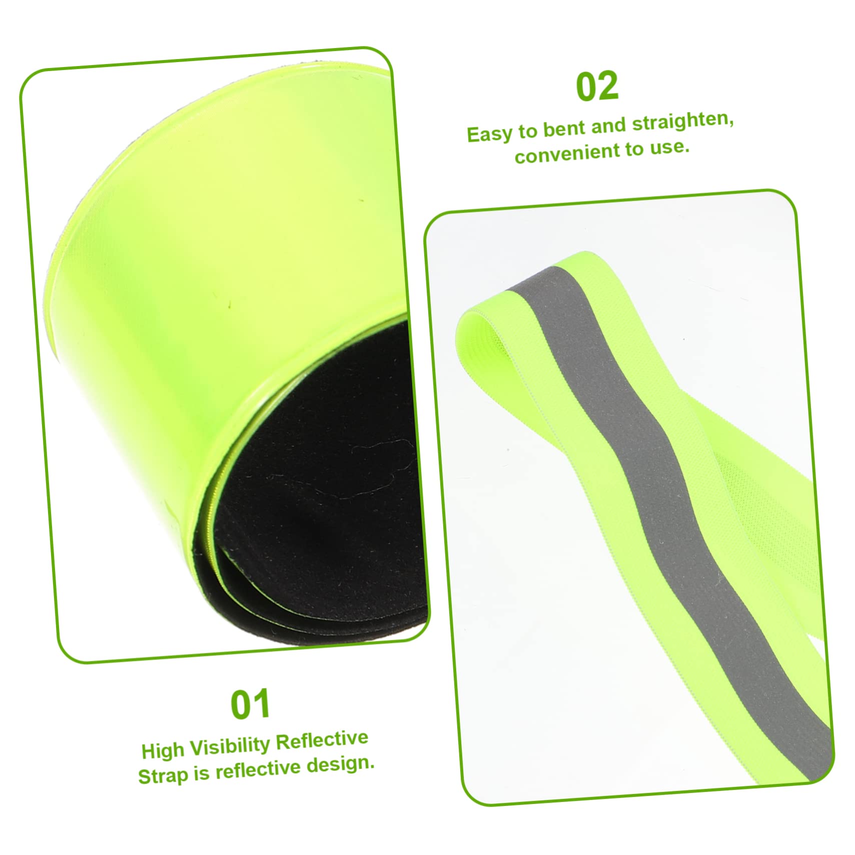 YARNOW Combinaison de Sport de Course de Nuit Bande reflechissante Bande réfléchissante Brassard de Course Ceinture de Lampe Bande LED Sangle élastique