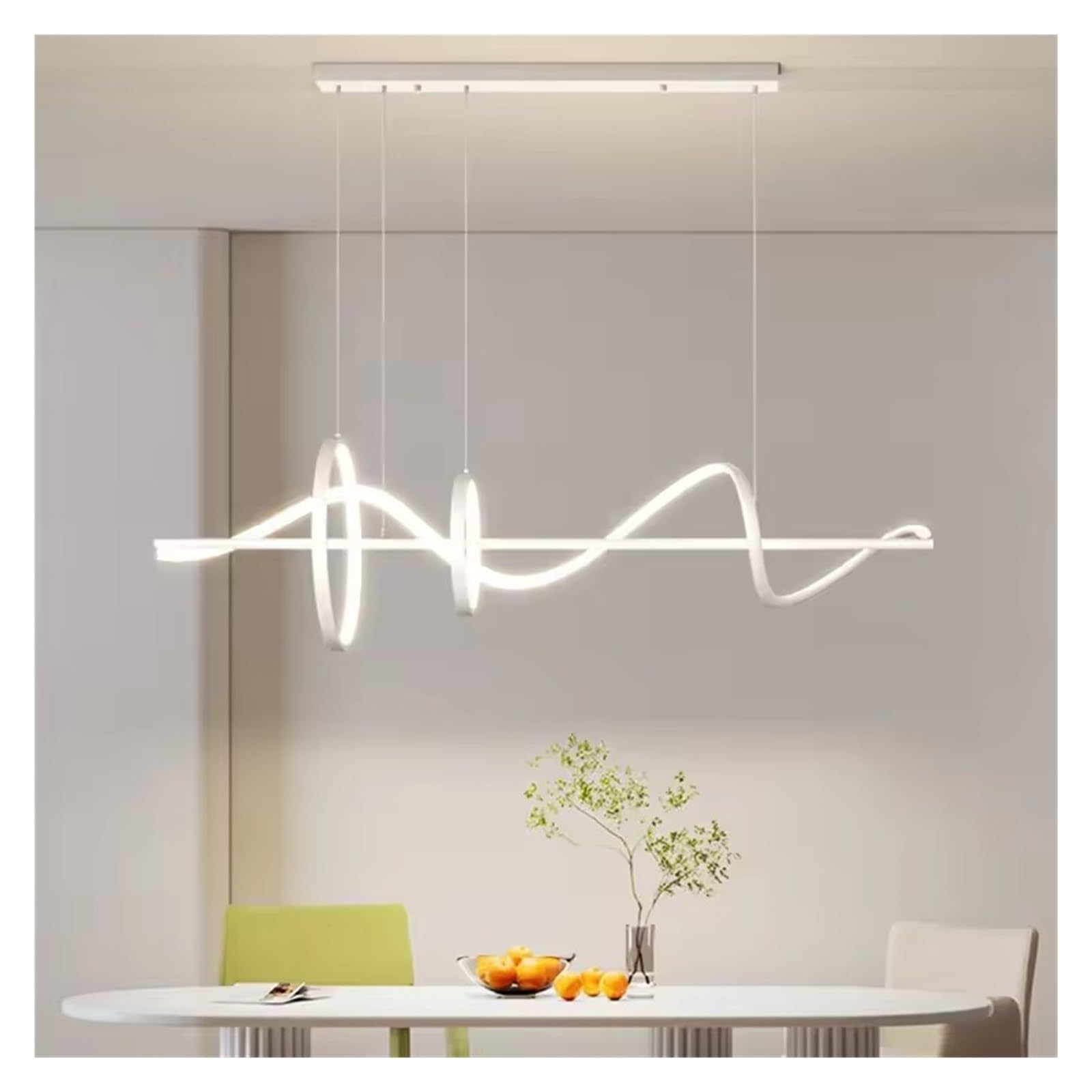 LYMSXAZOU Nordic Home Decor Dining Room Pendant Lamp Lights Indoor Lighting Ceiling Hanging Light Chandelier Lamps for Living