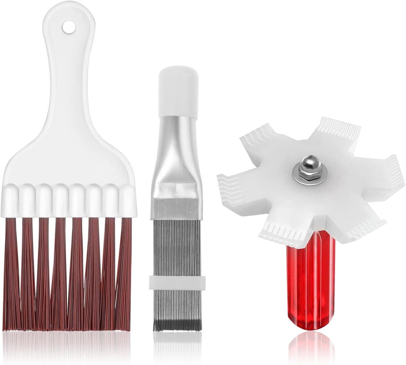 Kit Pulizia Condizionatore - 2 Pezzi, Spazzola E Pettine Per Alette E Radiatori - Foto 6