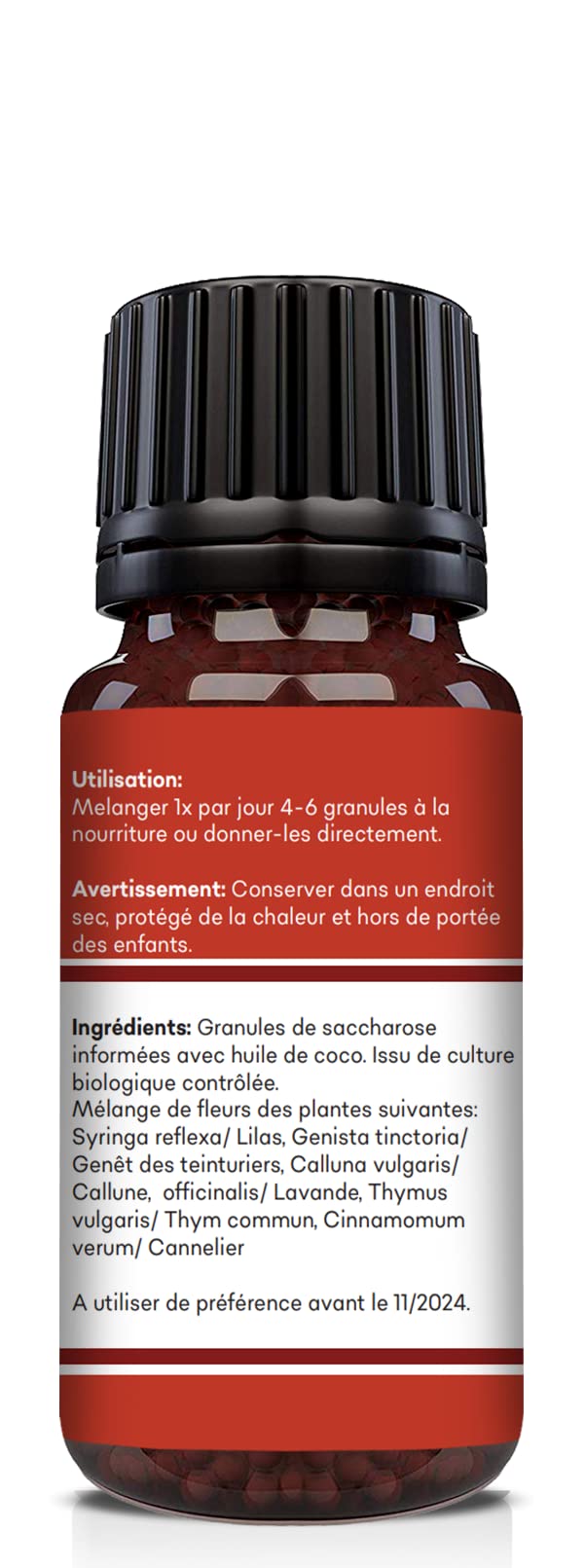 Nouveau : HelloAnimal® Anti-Tique granules – pour Chien et Chat Contre tiques avec Effet immédiat – Traitement Naturelle pour Votre Animal Domestique – Protection Efficace, 10g