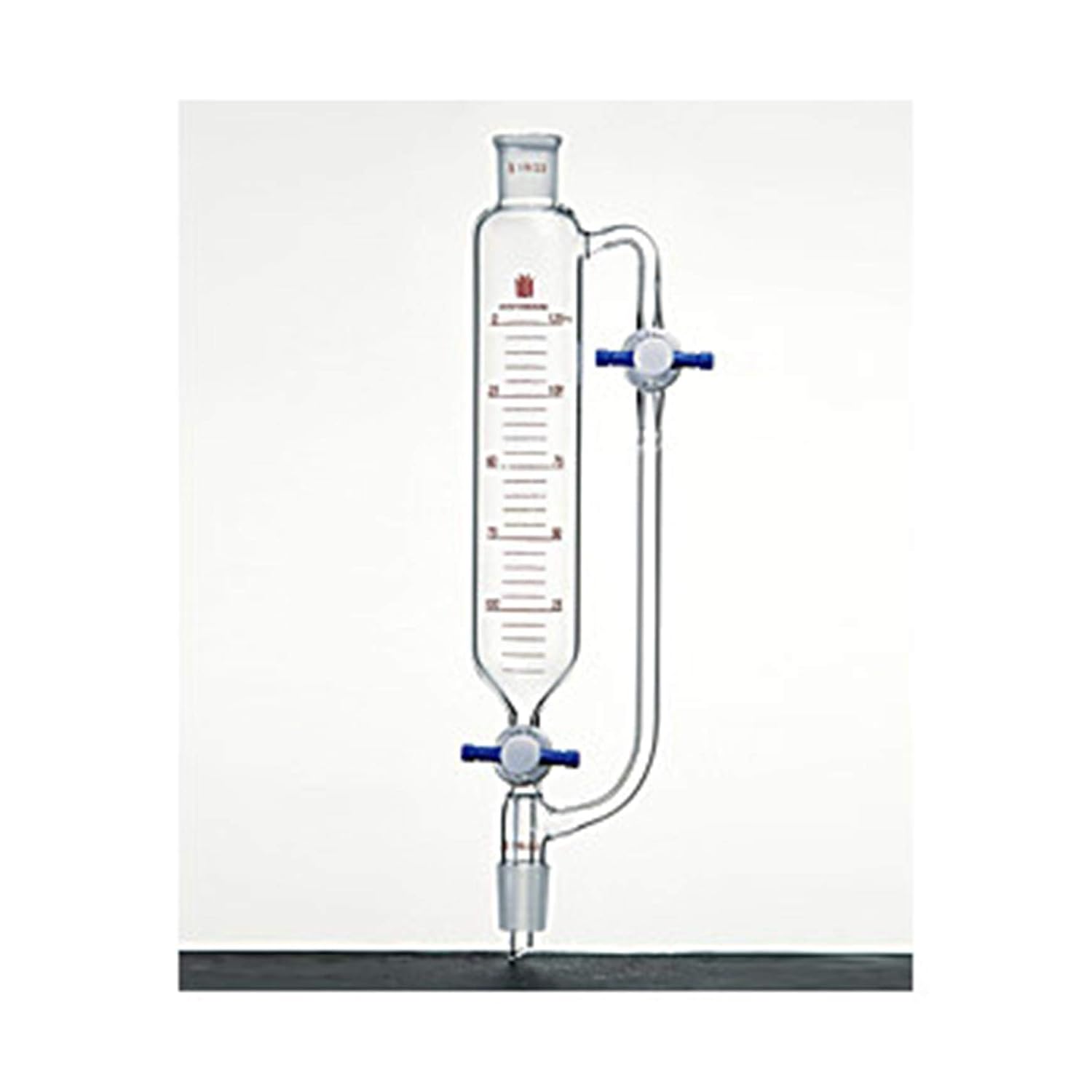 F674500 Synthware Addition Funnel with PTFE Stopcock in Pressure Equalizing Line, PTFE Stopcock, 500 ml, Joints 24/40, Stopcock Bore 4mm