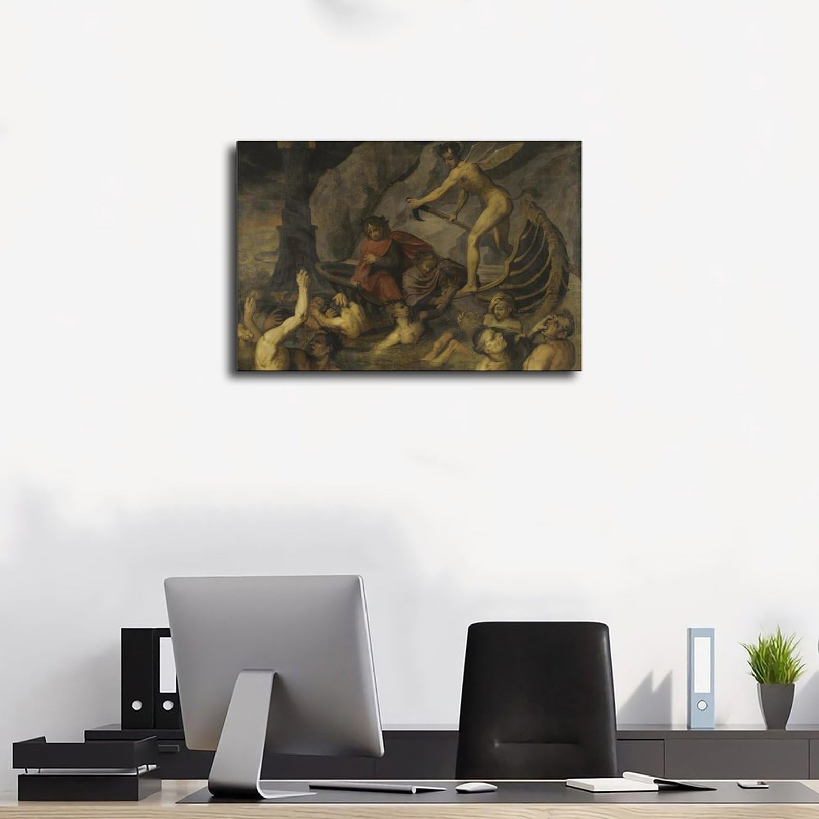 Póster de lienzo para decoración de dormitorio, diseño de escena de la
