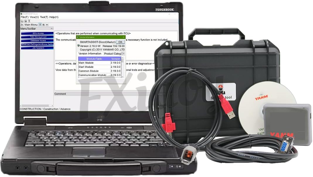 for Yanmar Diesel Engine Excavator Tractor Diagnostic Tool Marine Generator 1983000033 CS9703000000 Heavy Duty Truck Scanner (Yanmar Tool)