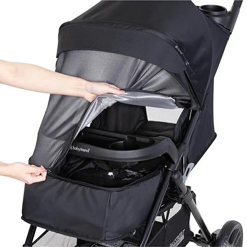 Miniatura 3 de Baby Trend Passport Carriage Cochecito, Ultra Black