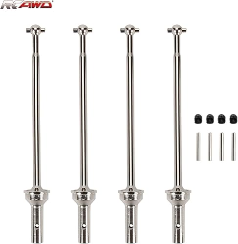 Miniatura 8 de RCAWD Eje de transmisión CVD para ARRMA 6S, 17 Mojave 6S y rodillos actualizados, ejes de transmisión de acero #45 de 4.291in con eje CVD Hop Ups