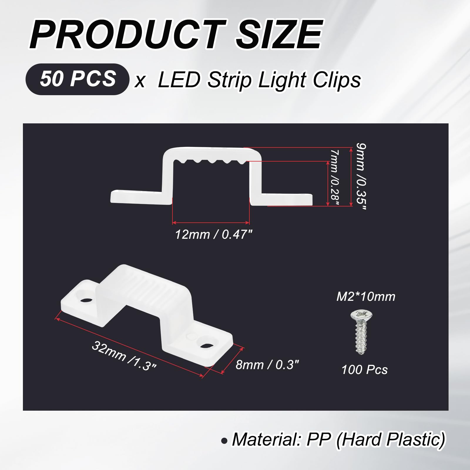 PATIKIL LED Strip Light Clips - Image 2