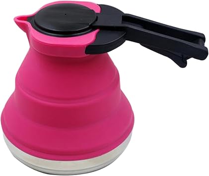Gaorui Portable Foldable Silicone Kettle Boiled Water Teakettle Outdoor Hiking Camping