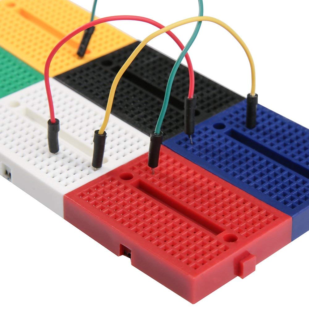 zalati Mini Breadboard 6 Pezzi 170 Punti di Collegamento Piccolo Kit Prototipo Senza Saldatura Compatibile con Arduino Raspberry Rasp Pi Proto Project