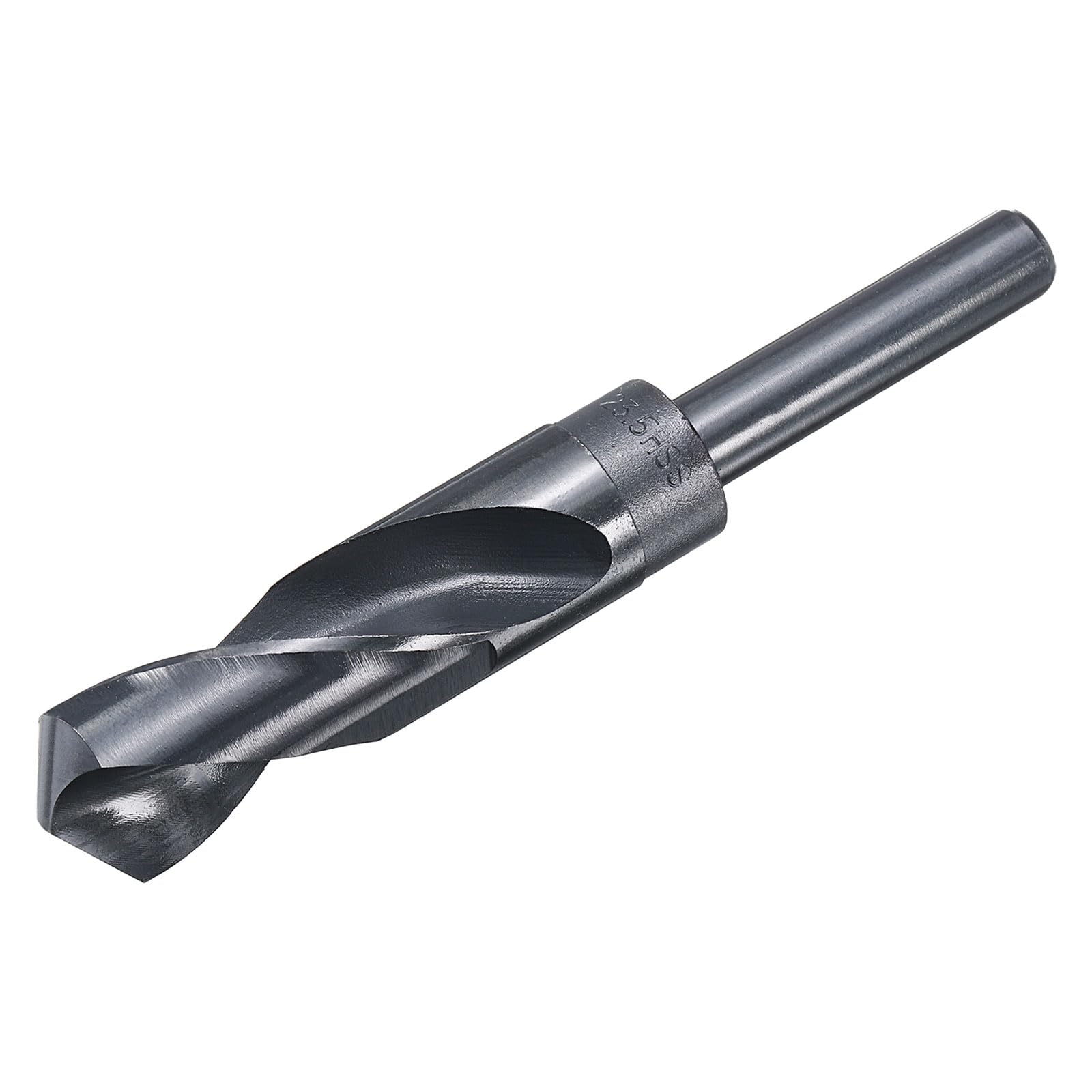 uxcell 23mm Drill Bit 1/2" Reduced Shank 4341 High-Speed Twist HSS Nitriding Black 135° for Light-Duty Soft Metal Aluminum Alloy Wood Plastic