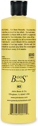 Miniatura 4 de John Boos Juego de 2 tablas de cortar para charcutería con botella de aceite misteriosa segura para alimentos de 16 onzas y aplicador, esenciales de