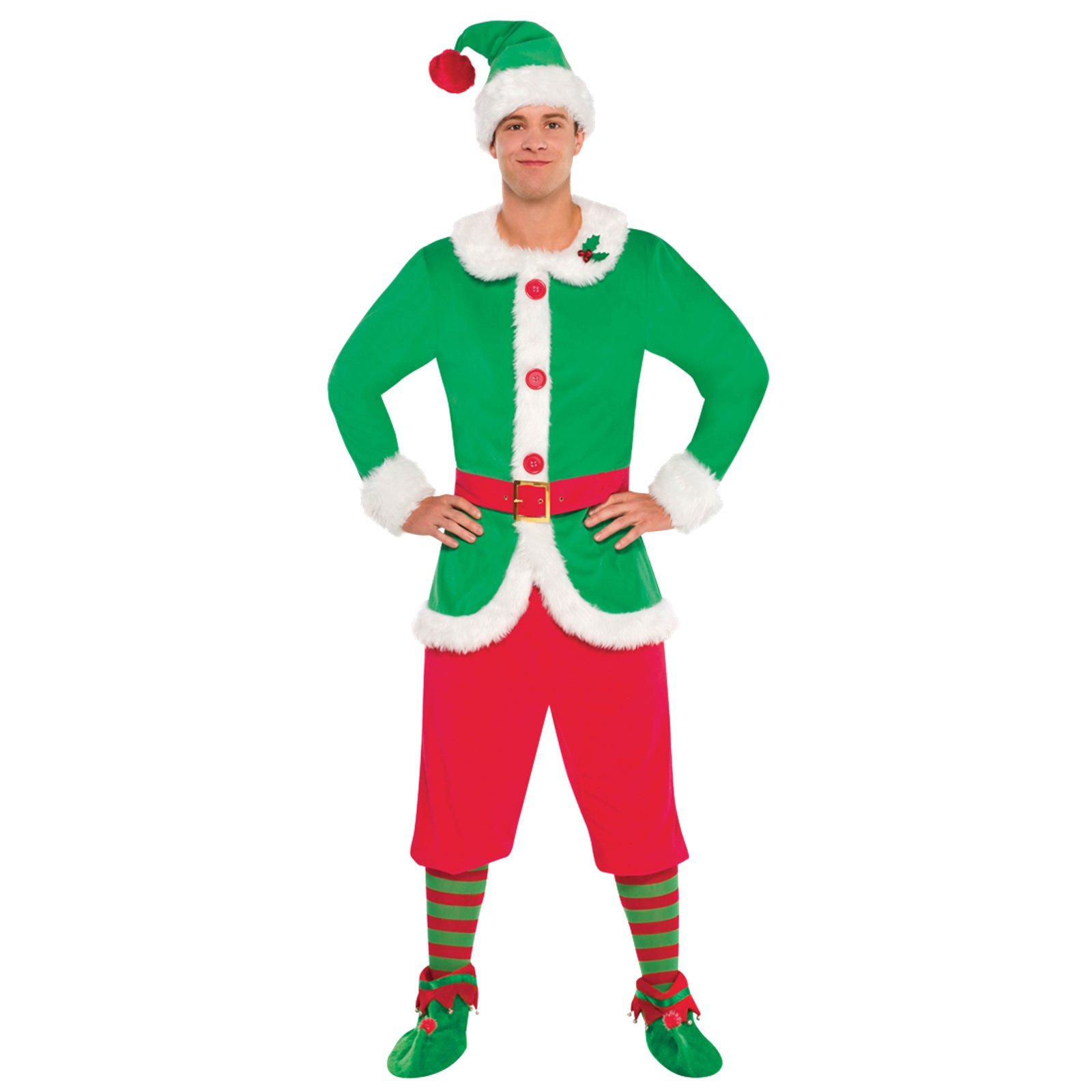 Amscan Deluxe Men's Elf Costume