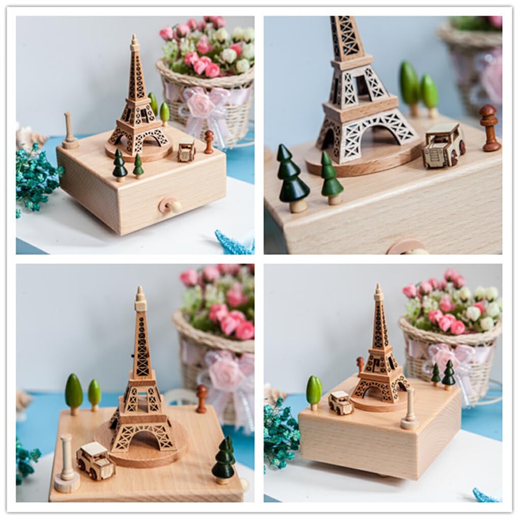 BEALIFE Castle Carousel Musical Box - Encantadora Caja de Sonido de música para cumpleaños y Navidad con Exquisita artesanía, Carrusel