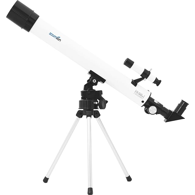 Foto 5 de 5 de Zoomion Spaceboy 500 AZ telescopio astronómico para niños y Principiantes Juego de astronomía con trípode…